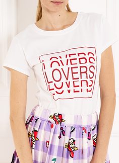 Dámské tričko s nápisem lovers
