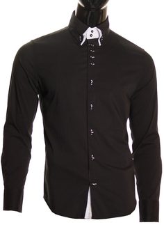 Camisa de hombre  - Negro