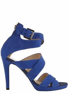 Trussardi páskové sandále modré