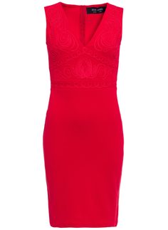 Lace dress Due Linee - Red