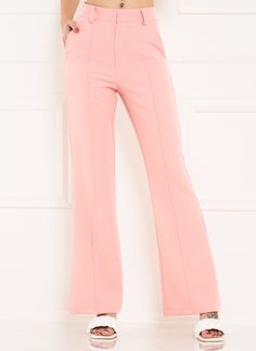 Damskie spodnie Glamorous by Glam - różowy