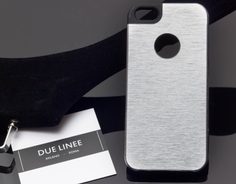 Védőtok iPhone 5/5S/SE készülékekhez Due Linee - Ezüst