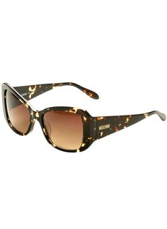 Damskie okulary przeciwsłoneczne Moschino - brązowy
