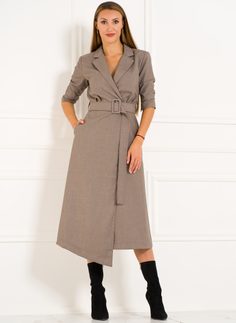 Midi dress Due Linee - Grey