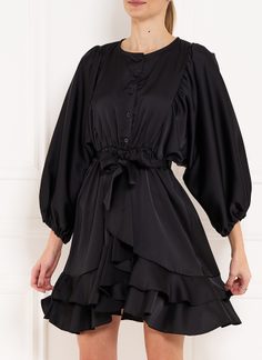 Damska sukienka Due Linee - czarny
