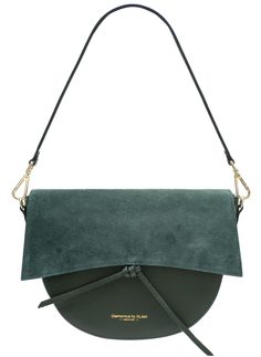 Real leather shoulder bag Glamorous by GLAM - Green