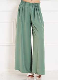 Women's trousers CIUSA SEMPLICE - Green