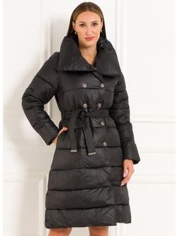 Női téli kabát Due Linee - Fekete -