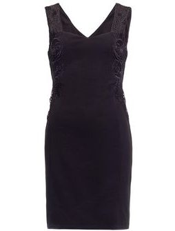 Vestido de mujer Due Linee - Negro -