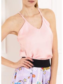 Dámské saténové tílko - rosa -