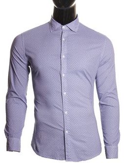 Camicia uomo - Blu -