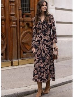 Maxi dress CIUSA SEMPLICE - Black -