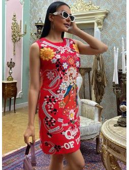 Italian dress Glamorous by Glam - Red -