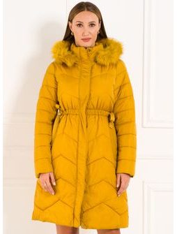 Chaqueta de invierno para mujer Due Linee - Amarillo -