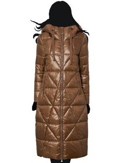 Winter jacket Due Linee - Brown -