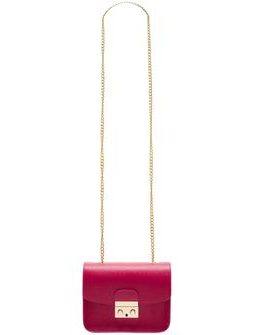 Real leather crossbody bag Glamorous by GLAM - Pink -