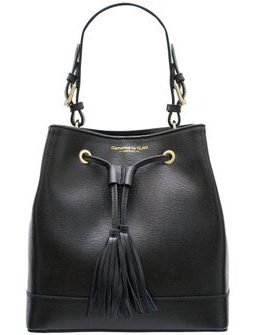 Bolso de cuero de mano para mujer Glamorous by GLAM - Negro -