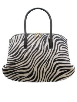 Borsa a mano da donna in pelle Glamorous by GLAM - Bianco - nero -