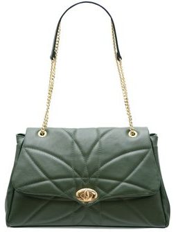 Borsa a spalla da donna in pelle Glamorous by GLAM - Verde -