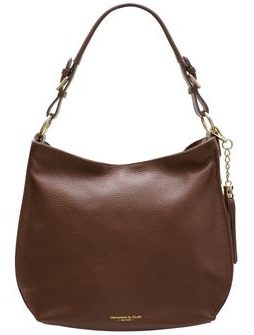 Bolso de hombro de cuero para mujer Glamorous by GLAM - Marrón -