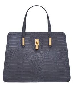 Bolso de cuero de mano para mujer Glamorous by GLAM - Azul -