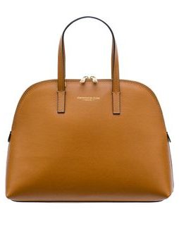 Real leather handbag Glamorous by GLAM - Brown -