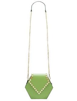 Geantă din piele crossbody pentru femei Glamorous by GLAM - Verde -