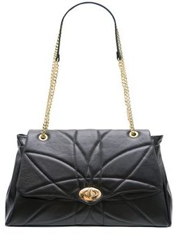 Real leather shoulder bag Glamorous by GLAM - Black -