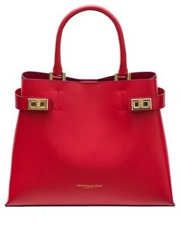 Bolso de cuero de mano para mujer Glamorous by GLAM - Rojo -