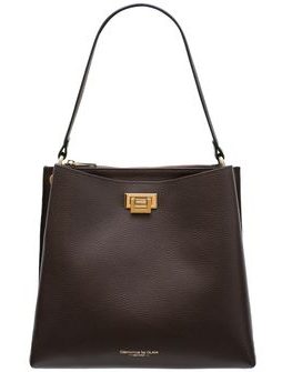 Real leather shoulder bag Glamorous by GLAM - Brown -