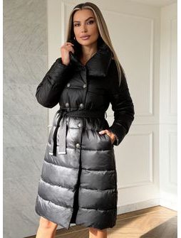 Chaqueta de invierno para mujer Due Linee - Negro -