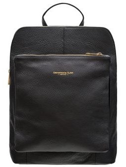 Women's real leather backpack Glamorous by GLAM - Black -