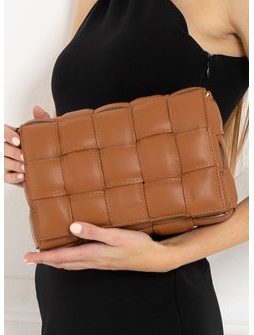 Bolso de cuero crossbody para mujer Glamorous by GLAM - Marrón -