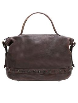 Bolso de cuero de mano para mujer Glamorous by GLAM Santa Croce - Marrón -