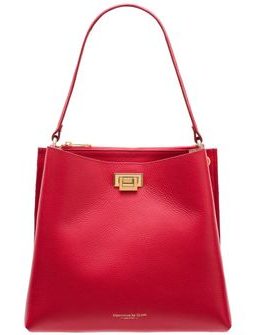 Borsa a spalla da donna in pelle Glamorous by GLAM - Rosso -