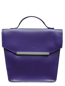 Bolso de cuero de mano para mujer Guy Laroche Paris - Azul -