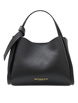 Dámská kožená kabelka do ruky černá -