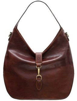 Real leather shoulder bag Glamorous by GLAM - Brown -