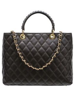 Borsa a mano da donna in pelle Glamorous by GLAM - Marrone -