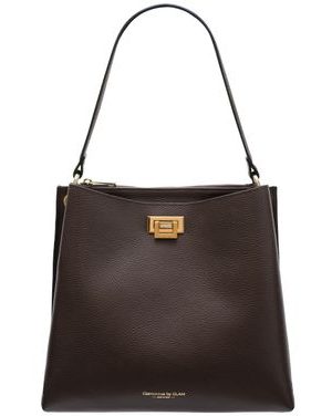 Borsa a spalla da donna in pelle Glamorous by GLAM - Marrone -