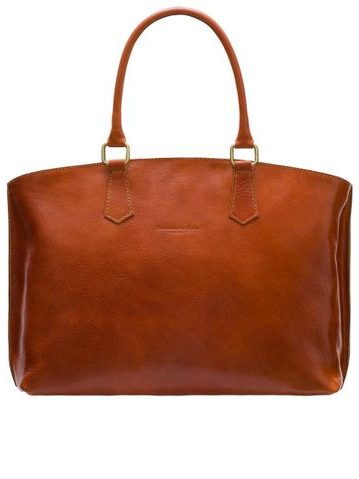 Kožená velká kabelka jednoduchá - coyo