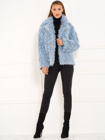 Yetti coat Glamorous by Glam - Blue -