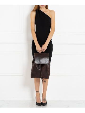 Zainetto da donna in vera pelle Glamorous by GLAM - Blu -
