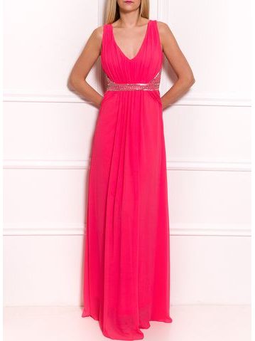 Maxi dress Due Linee - Pink -