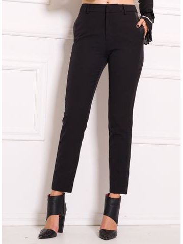 Pantalones de mujer Due Linee - Negro -