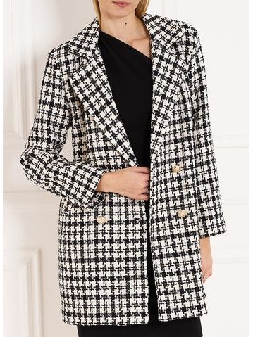 Cappotto donna Glamorous by Glam - Bianco - nero -