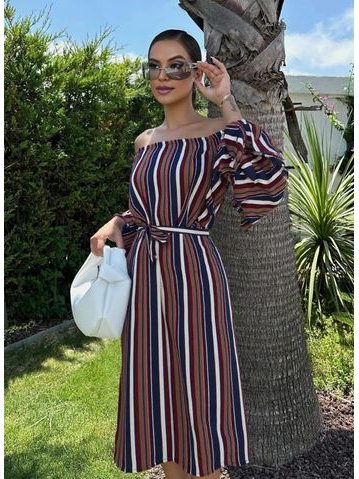 Summer dress GLAM&GLAMADISE - Blue -