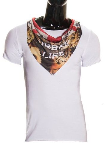 Men’s t-shirt Glamorous by Glam - White -