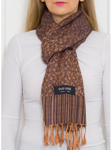 Women's scarf Due Linee - Blue -