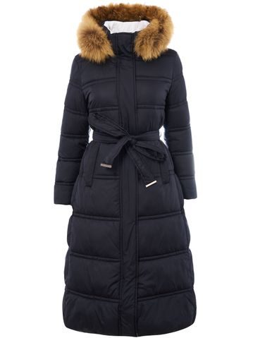 Dámská kožená kabelka přes velká rameno se srstí a zdobením - béžová -